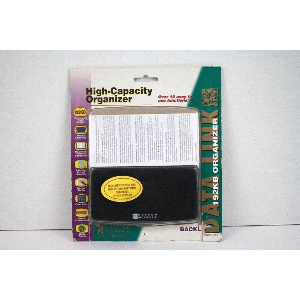 Oregon Scientific Electronic‎ Organizer